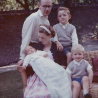 The Family at Fiona's christening
