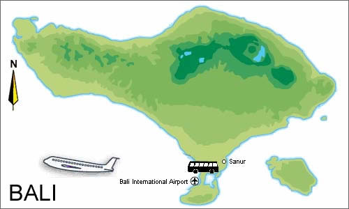 Bali map - we're leaving - booo hoooo!!!
