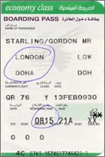 Boarding pass