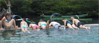 The crew showing their best sides