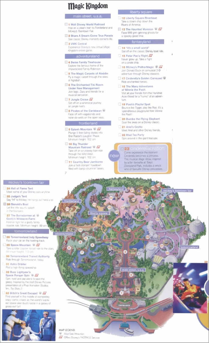 Magic Kingdom Map