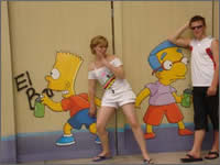 Andy and Steff and the Simpsons