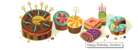 Google's home page on my Birthday!