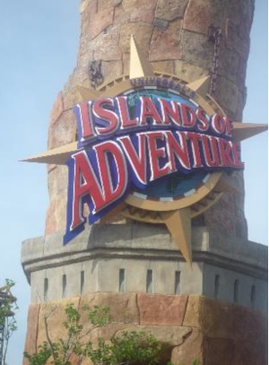 Islands of Adventure signage