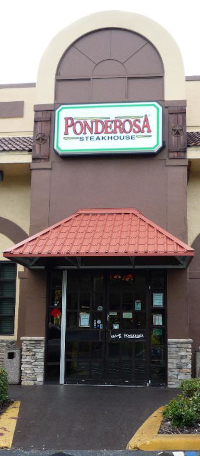 Ponderosa - our favourite restaurant in Orlando