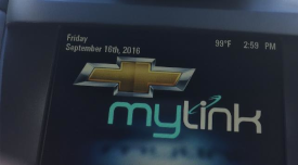 The speedometer almost showing 100 degrees outside